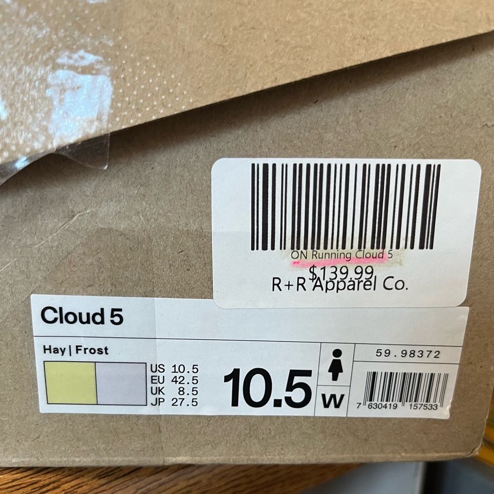 On Running Cloud 5 Women's Shoes - Hay Frost